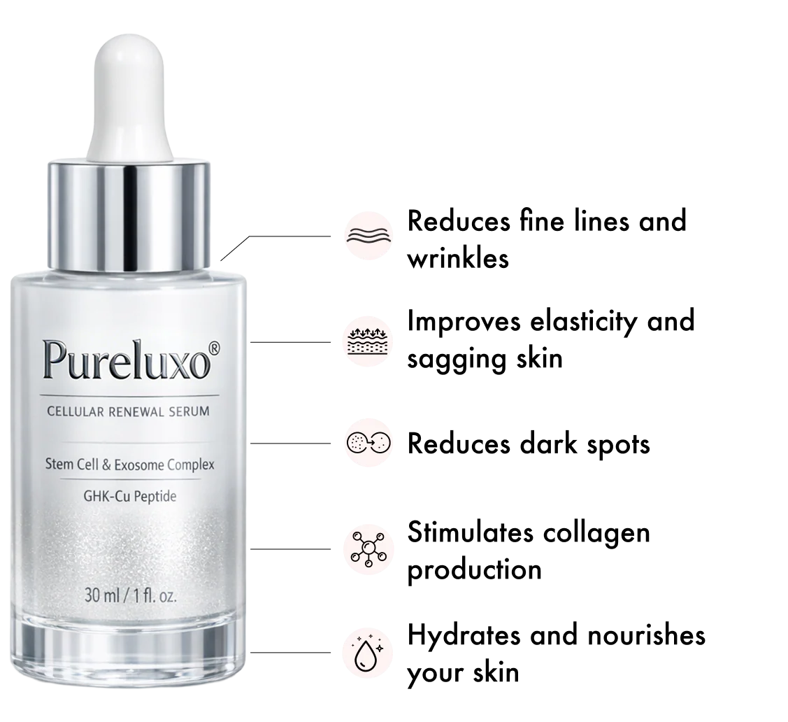 【𝐿𝑎𝑠𝑡 𝐷𝑎𝑦 𝑃𝑟𝑜𝑚𝑜𝑡𝑖𝑜𝑛 70% 𝑂𝐹𝐹】𝑷𝒖𝒓𝒆𝒍𝒖𝒙𝒐® Stem Cell–Inspired & GHK-Cu Powered Wrinkle-Refining Serum（Advanced Anti-Aging for Timeless, Radiant Skin） - Image 9