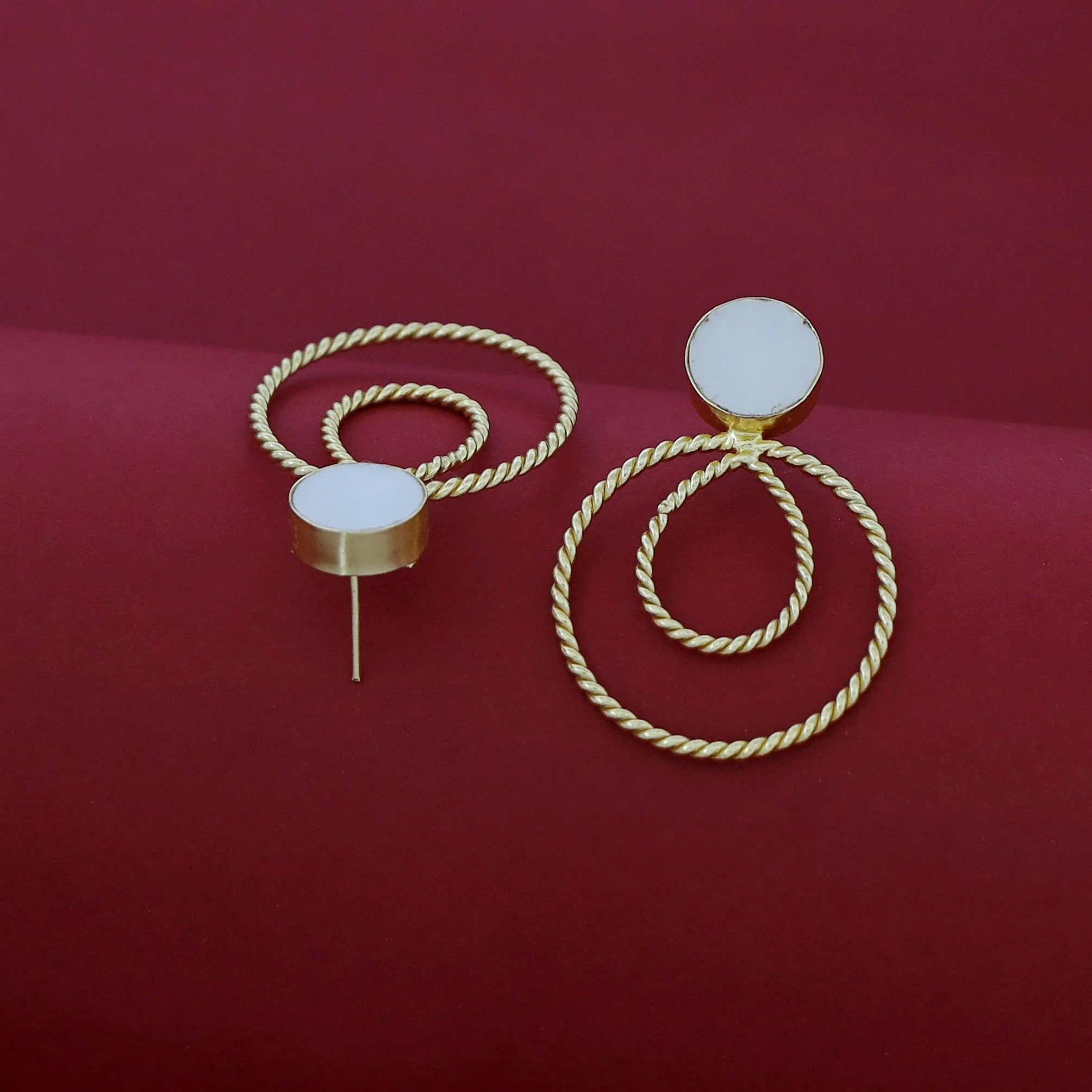 Twisted MOP Earring - Image 3